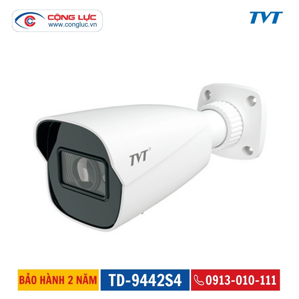 Camera IP Thân Trụ TVT 4MP TD-9442S4
